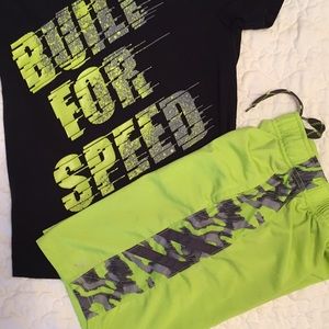 Boys Gymgo Shorts/Tee Set